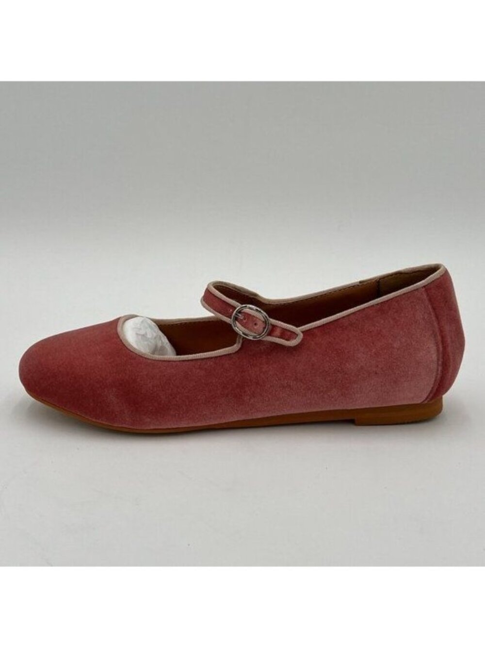 Pazzion Pink Cute Closed Toe Mary Jane Flats Strappy Slip On Pumps Walking Shoes